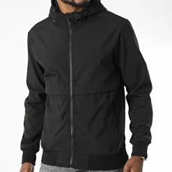 Coupon 🎁 Veste Zippée Capuche E370 Noir de Zayne Paris ⭐