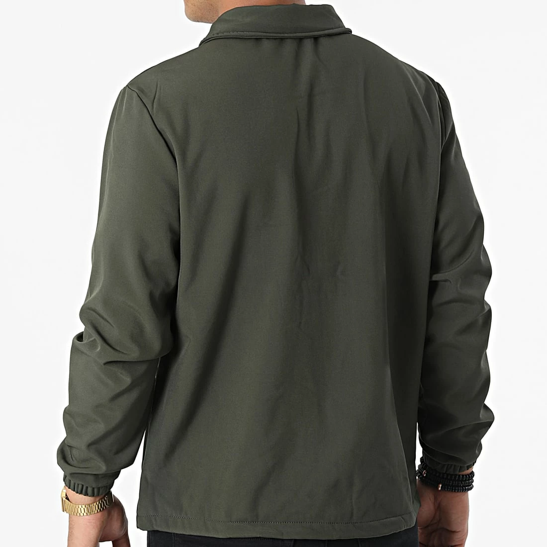 Le moins cher ❤️ Veste Zippée E368 Vert Kaki de Zayne Paris 🎉 4 Le moins cher ❤️ Veste Zippée E368 Vert Kaki de Zayne Paris 🎉 – Image 4