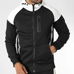 Meilleure vente ⌛ Ensemble De Survetement E330 Noir Blanc de Zayne Paris ⭐ -Zayne Paris Soldes zayne paris 342227 E330 1 20221012T162027 03