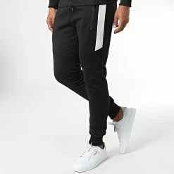 Meilleure vente ⌛ Ensemble De Survetement E330 Noir Blanc de Zayne Paris ⭐ -Zayne Paris Soldes zayne paris 342227 E330 1 20221012T162029 04