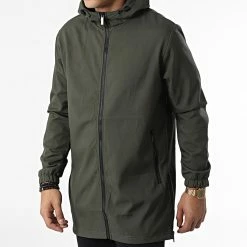 Coupon ⭐ Veste Zippée Capuche E339 Vert Kaki de Zayne Paris 😍 -Zayne Paris Soldes zayne paris 342234 E339 3 20221007T161409 03