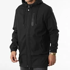 Tout neuf ⭐ Veste Zippée Capuche E348 Noir de Zayne Paris 🔔